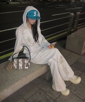 L19 ANGEL TRAINING PANTS(MELANGE)