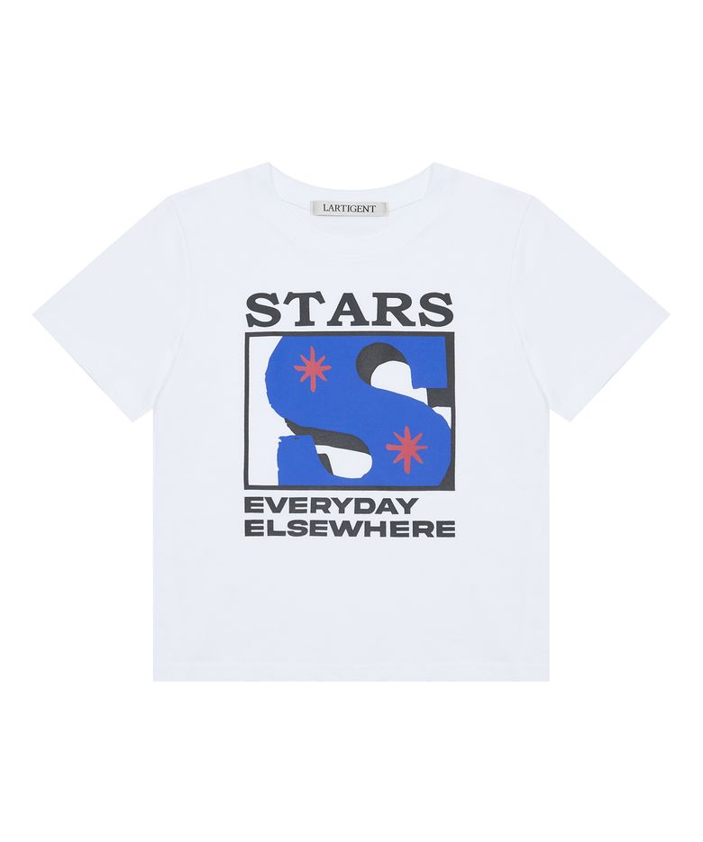 L19 BOX STAR T-SHIRT(WHITE)