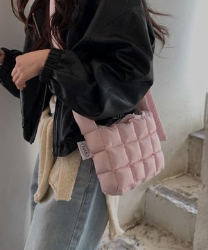 Chocolate Puffer Cross Bag(초콜릿백) _ PINK _ M