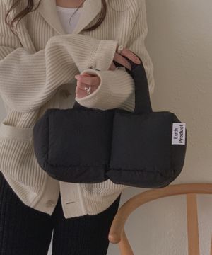 Puffy Loaf Tote Bag(식빵백) _ BLACK