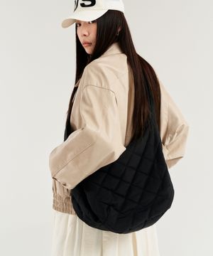 Melon Bread Quilted Bag(메론빵백) _ BLACK