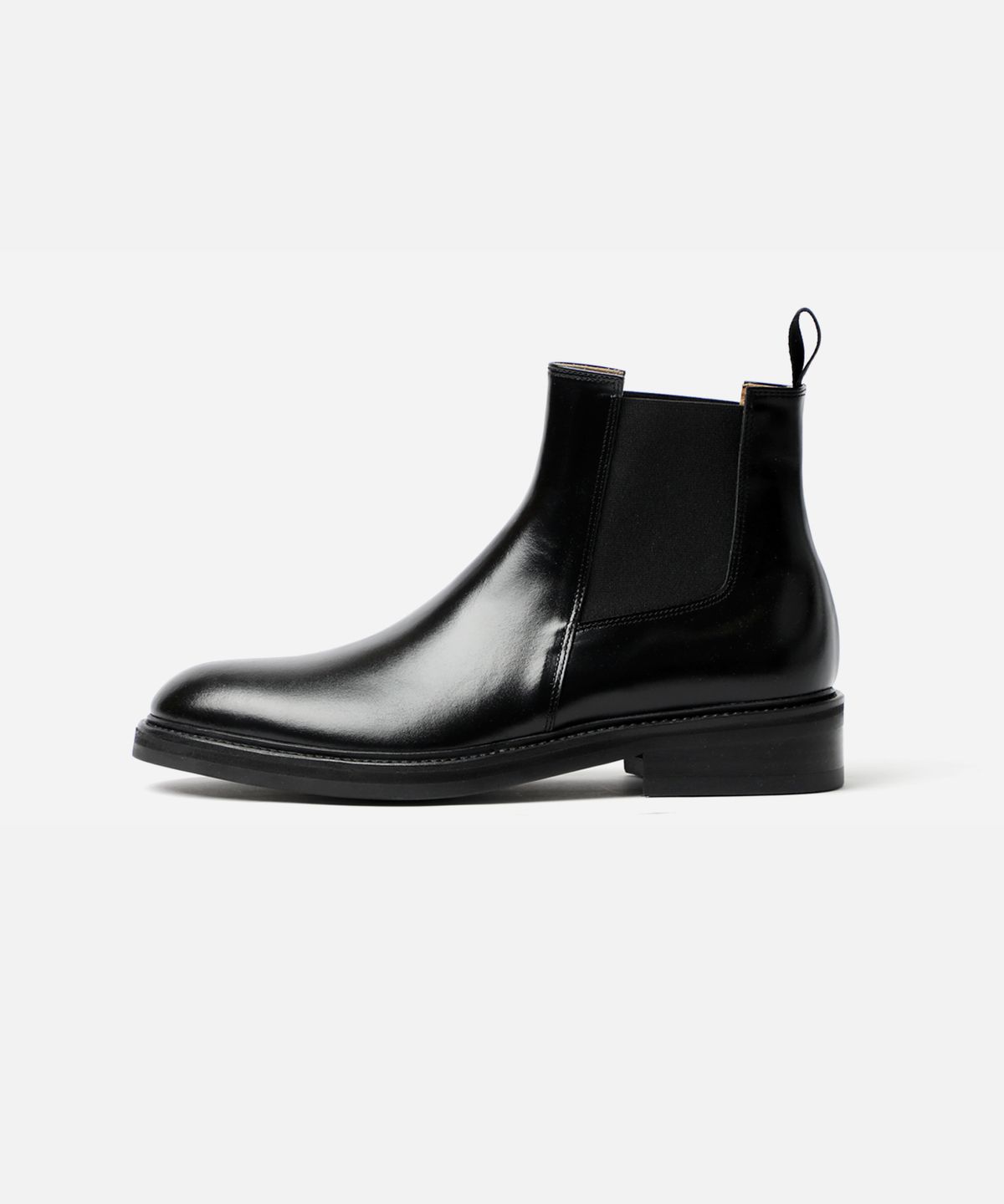 커스텀무드(CUSTOMMOOD) 알렉산더 미들 첼시부츠(Keep black)