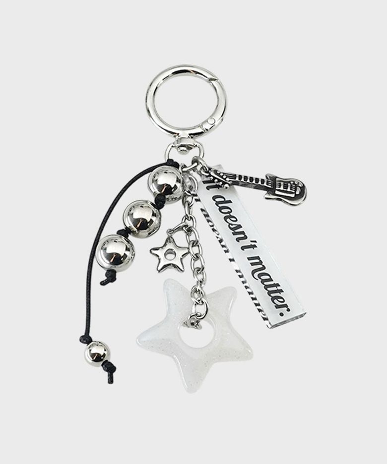 [STAR] Rock star bagcharm (Glitter)