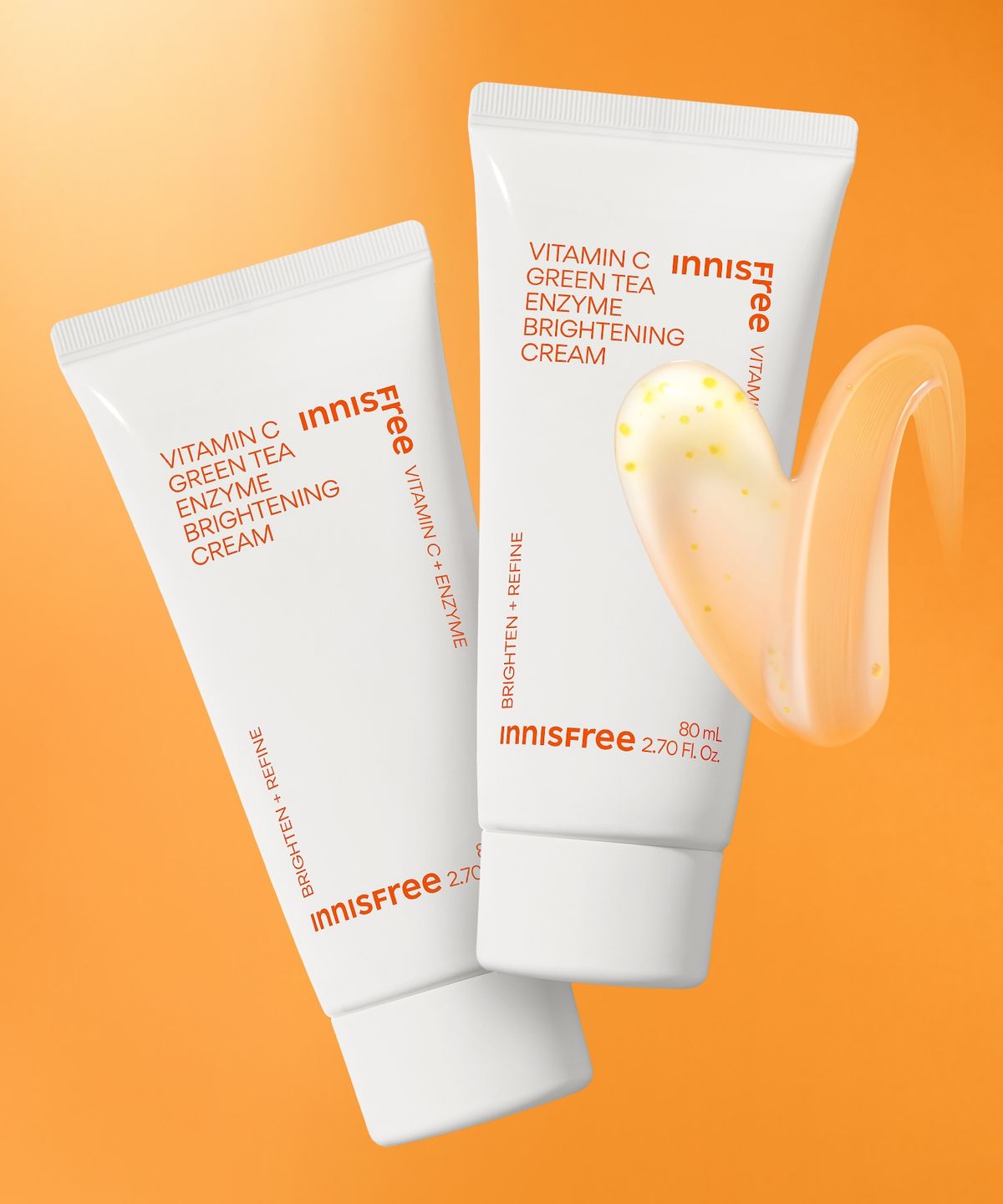 이니스프리(INNISFREE) 비타민C 캡슐 수분크림 80mL (튜브형) 2개