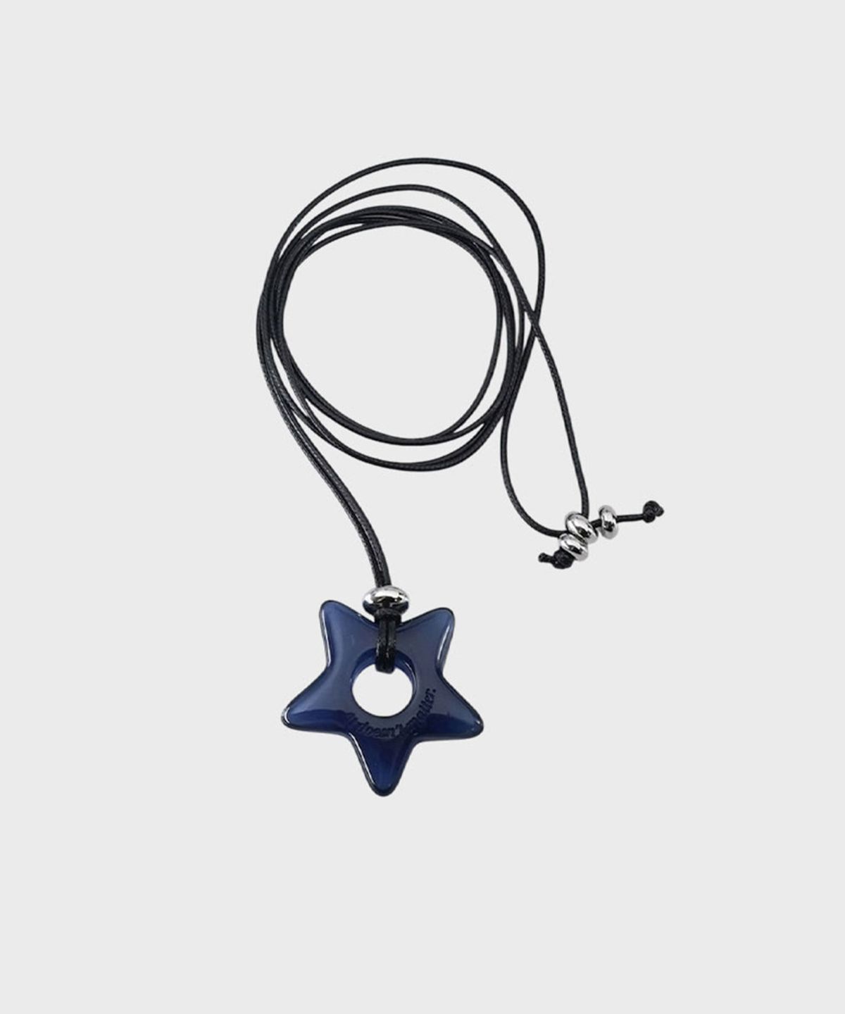 잇더즌매터(IT DOESN'T MATTER) [STAR] Loppy necklace (Navy)