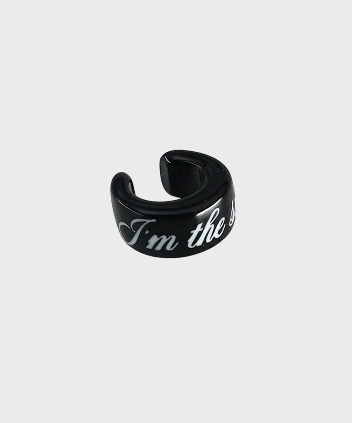 잇더즌매터(IT DOESN'T MATTER) [Formica] Letter earcuff (Black)