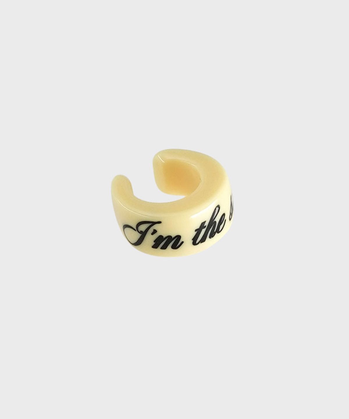 잇더즌매터(IT DOESN'T MATTER) [Formica] Letter earcuff (Yellow)