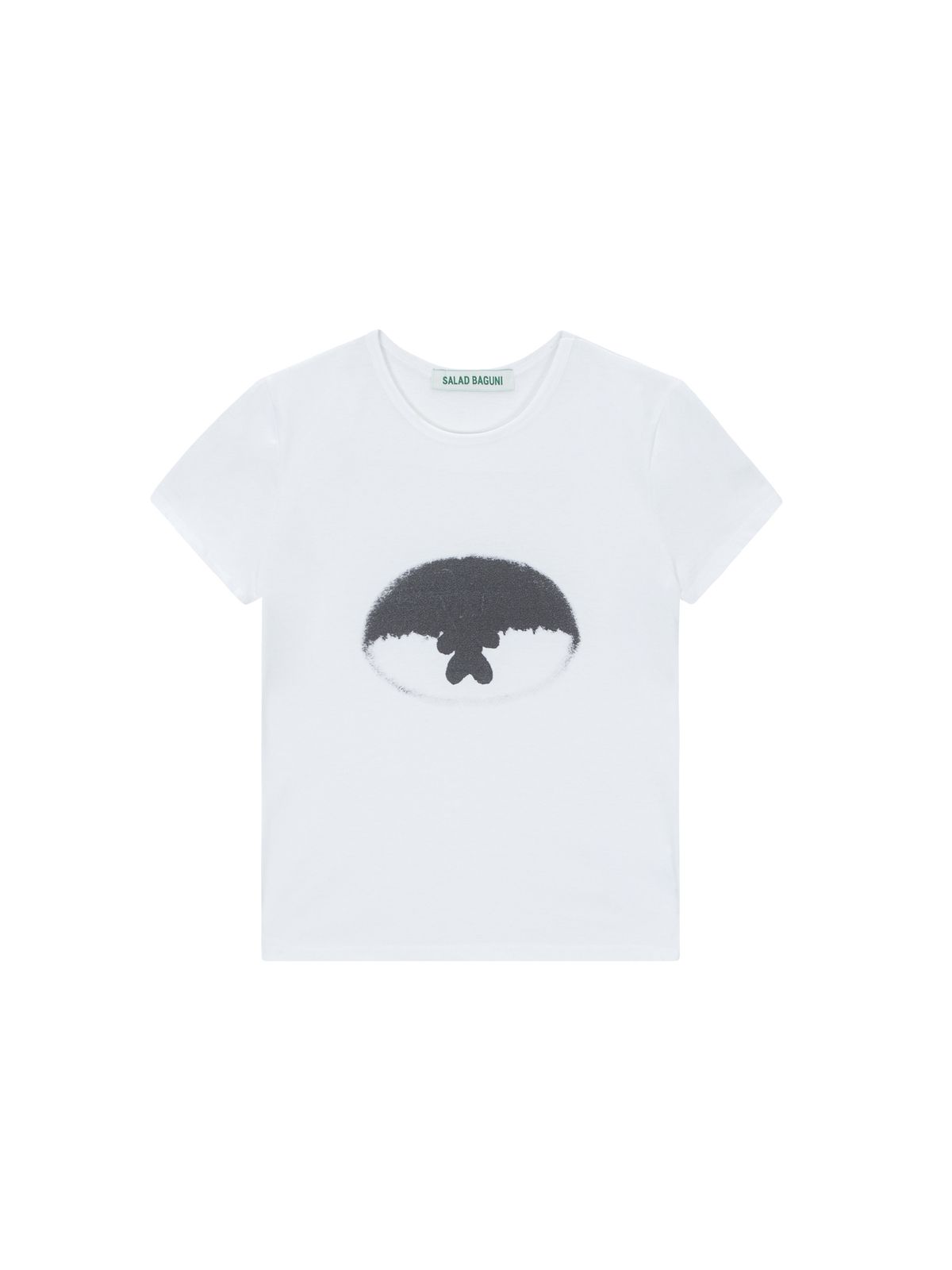 샐러드바구니(SALAD BAGUNI) Signature bunny tee - white