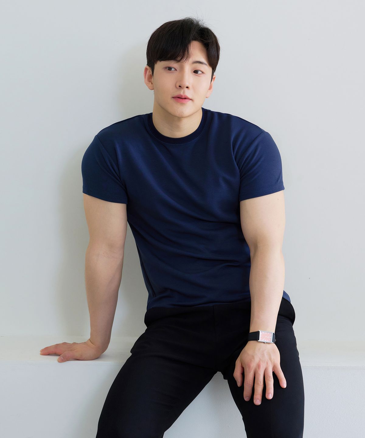 핵쿨남(HECKCOOLNAM) 어깨넓어보이는 쫀득 고급원단 남자 머슬핏 반팔 티셔츠