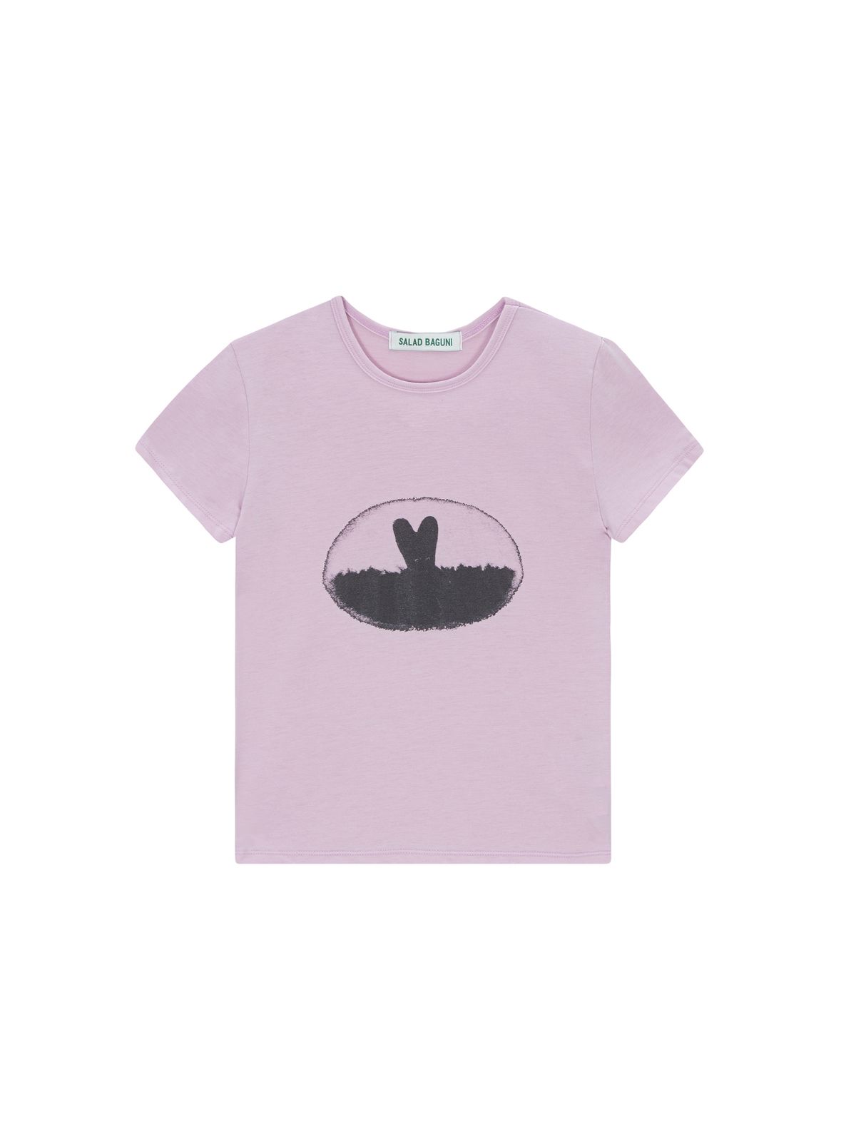샐러드바구니(SALAD BAGUNI) Signature bunny tee -pink
