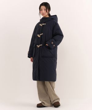 우먼즈 더플 롱 패딩 파카 [다크 네이비]