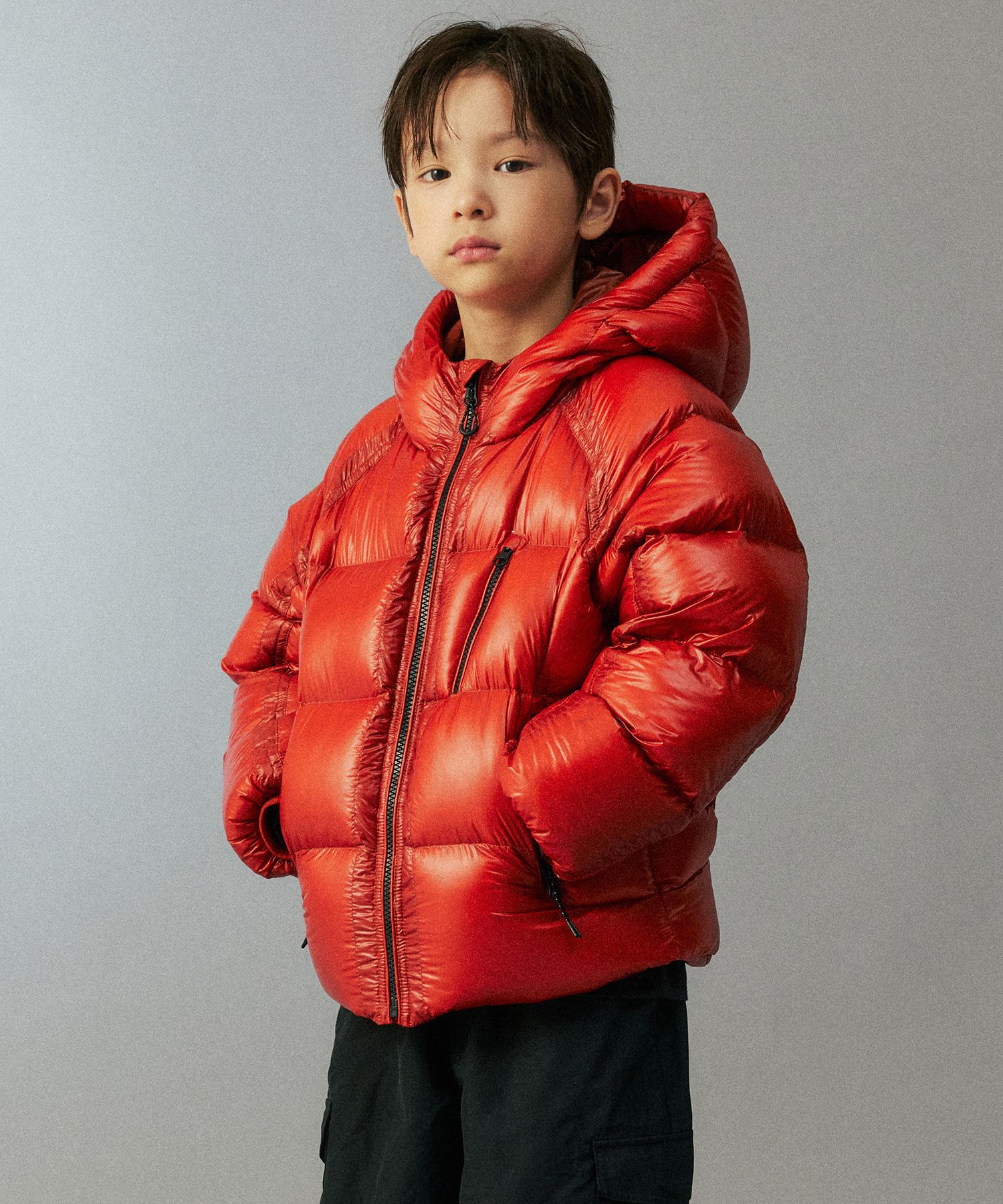 greenclothing キッズジャケット　ii 赤 MUSINSA公式 | MUSINSA STANDARD KIDS City Leisure Sheer Ripstop