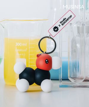 싹스탑X헤일메리 알콜강쥐 키링