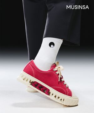 싹스탑X헤일메리 명왕성 자수양말 화이트