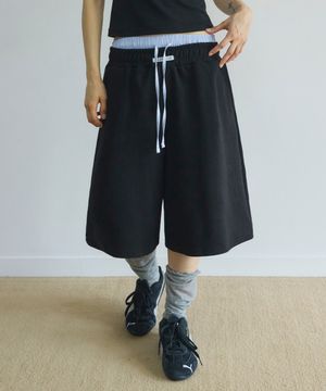 복서 트렁크 버뮤다 팬츠[블랙]