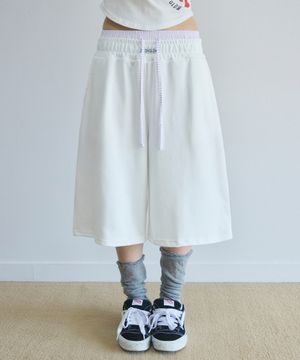 복서 트렁크 버뮤다 팬츠[화이트]