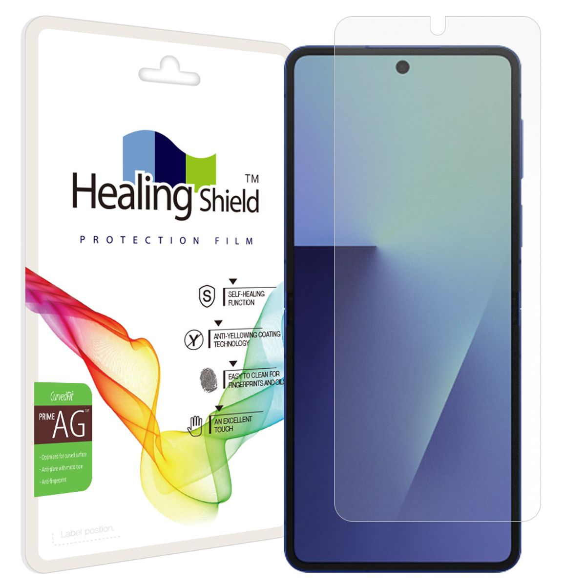 힐링쉴드(HEALINGSHIELD) 갤럭시 Z플립7 프라임 저반사 내부액정 보호필름 1매