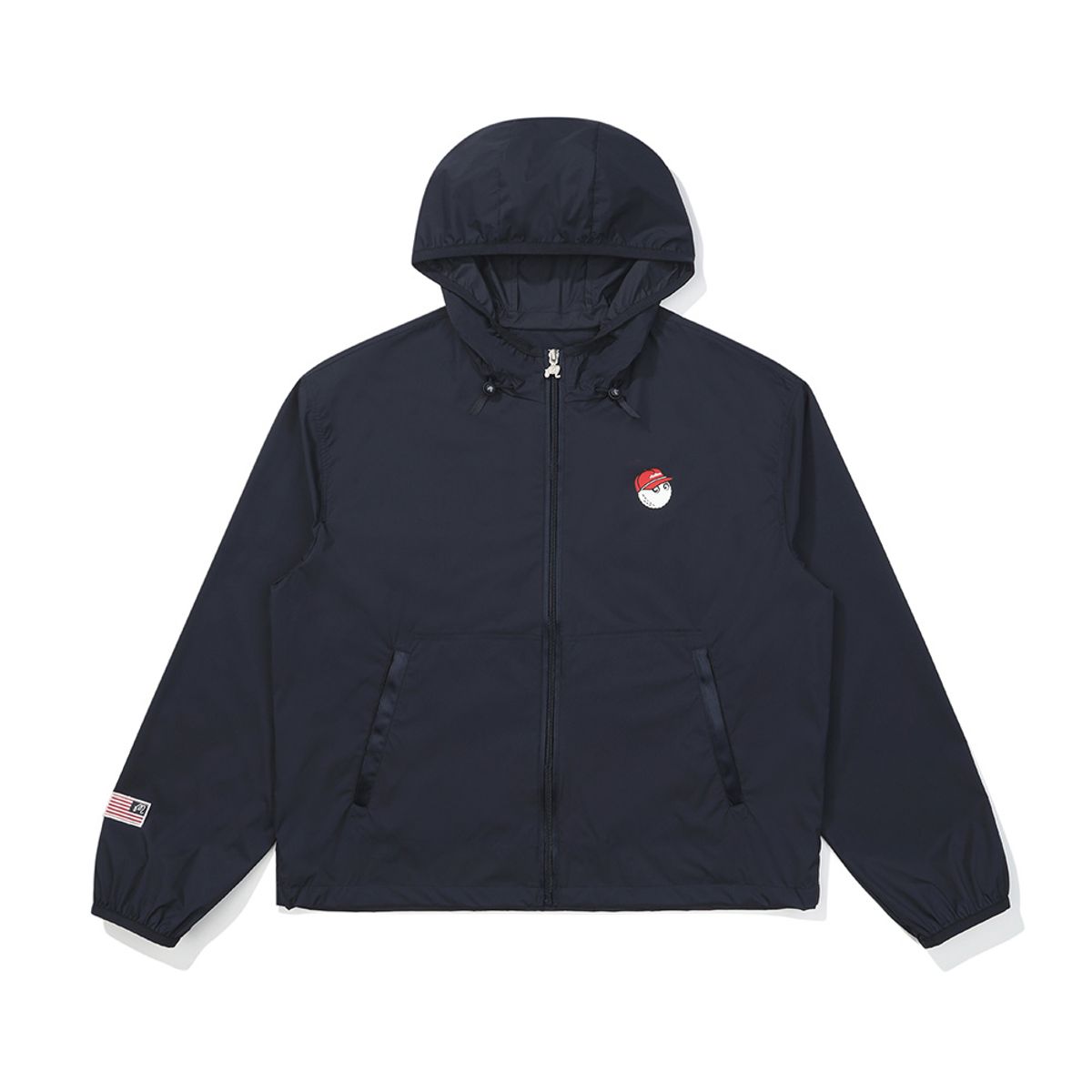 말본 골프(MALBON GOLF) 경량 후디드 자켓 NAVY (WOMAN)