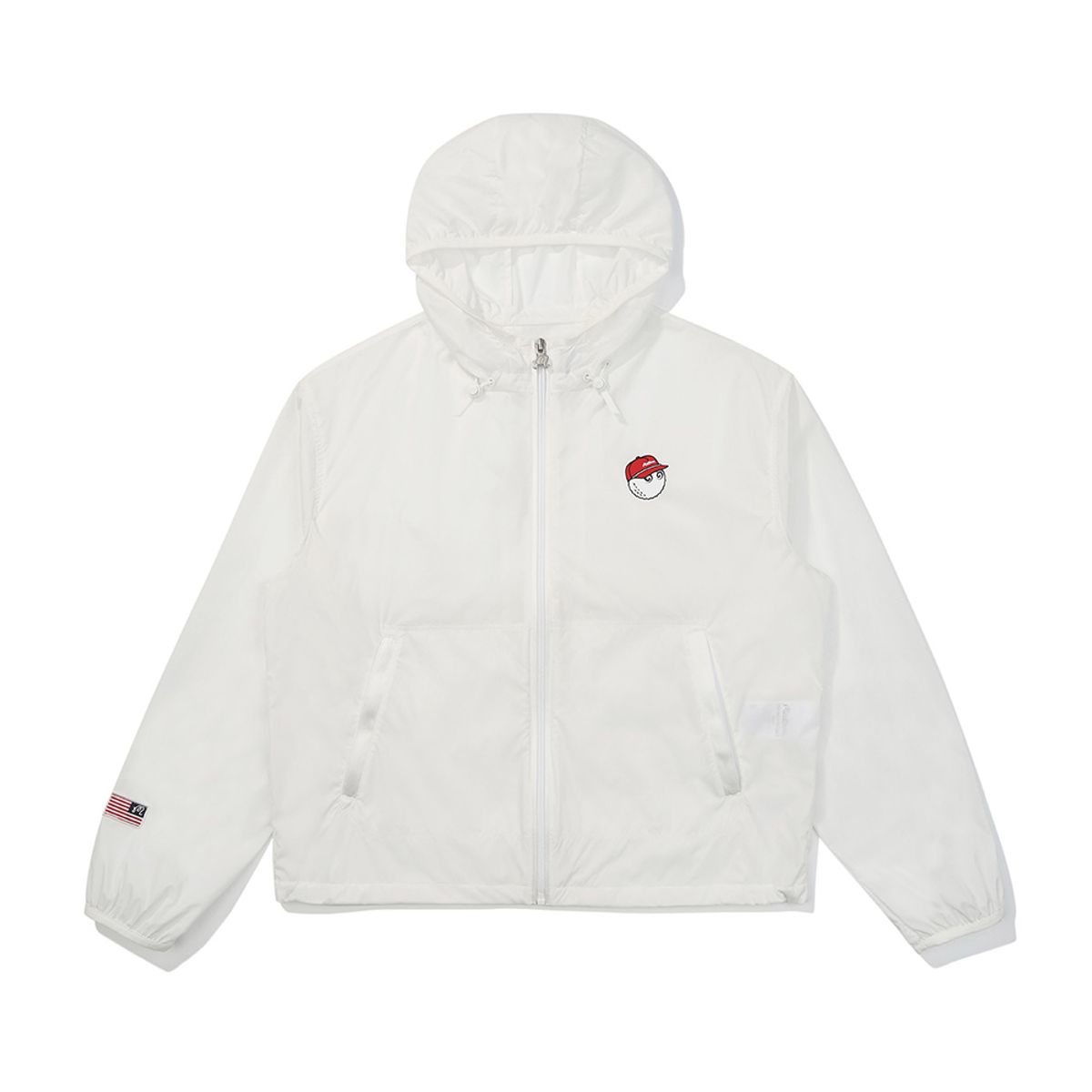 말본 골프(MALBON GOLF) 경량 후디드 자켓 OFF WHITE (WOMAN)