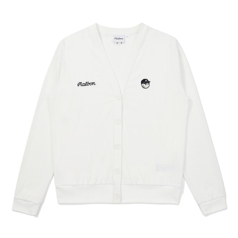 저지 플리츠 가디건 OFF WHITE (WOMAN)
