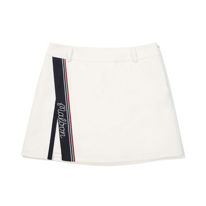 A라인 사이드 슬릿 스커트 OFF WHITE (WOMAN)