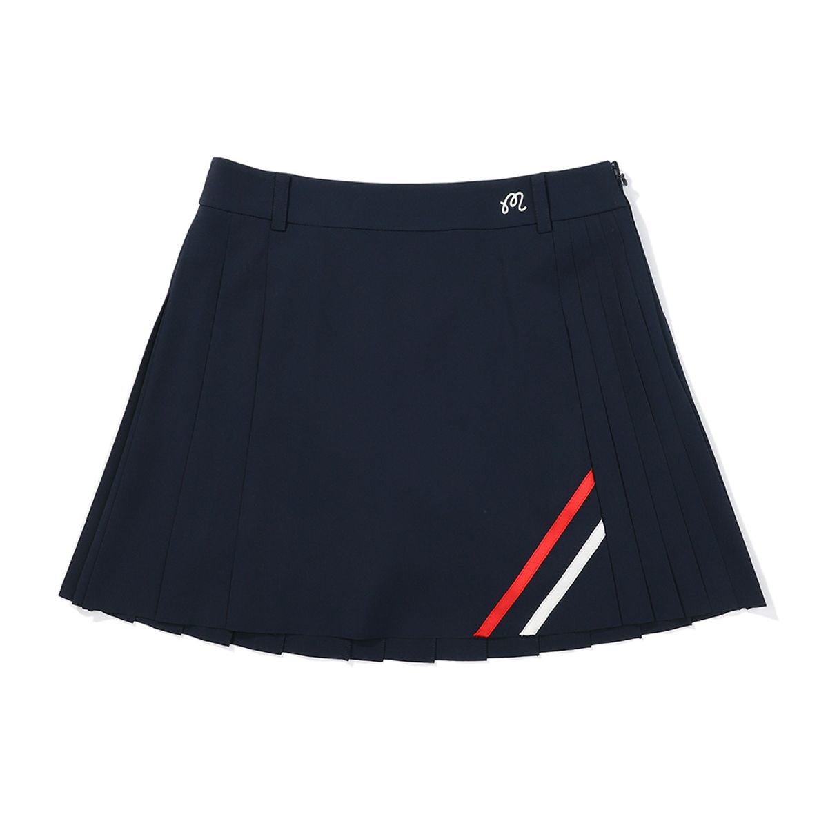 말본 골프(MALBON GOLF) 밴드 플리츠 스커트 NAVY (WOMAN)