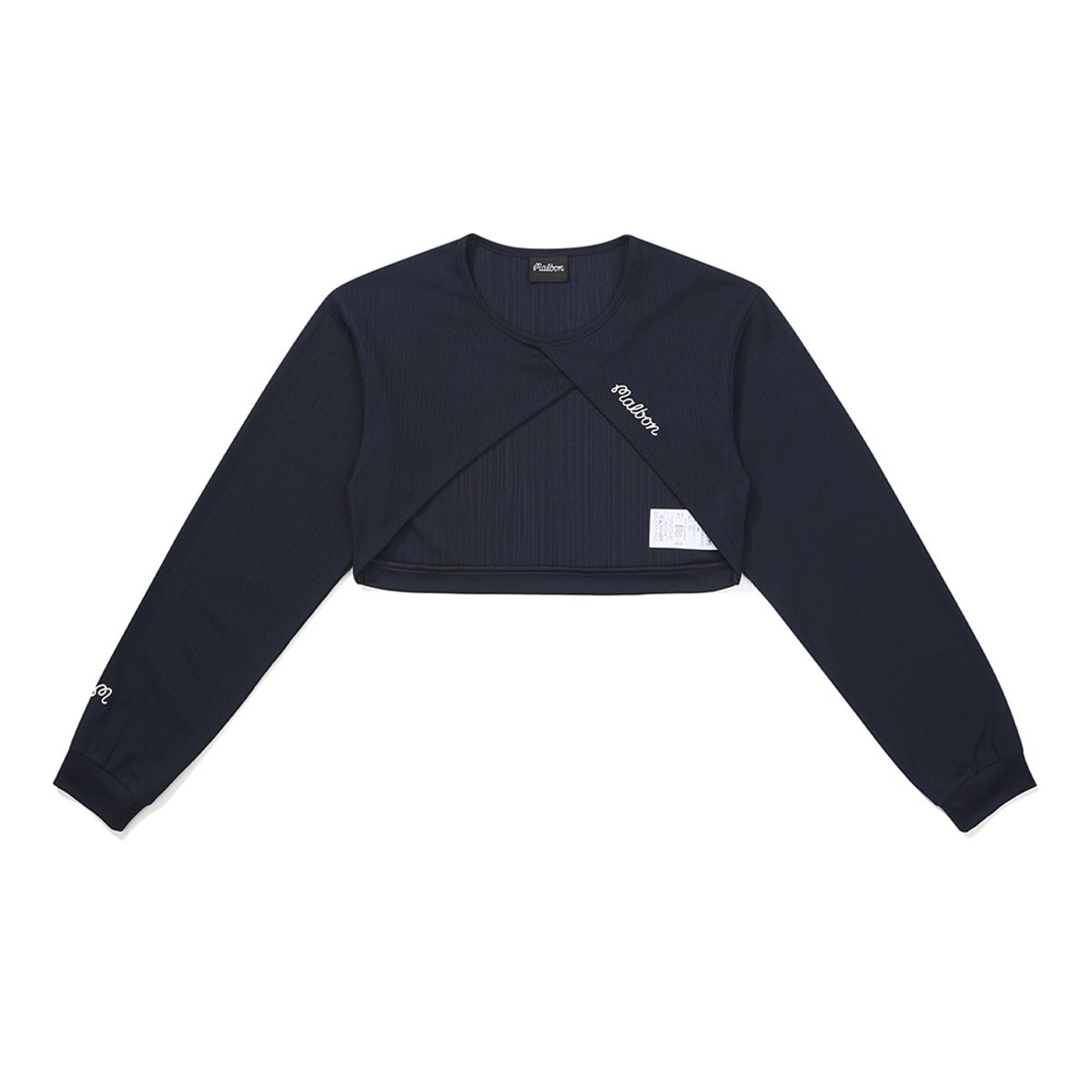 말본 골프(MALBON GOLF) 플리츠 패브릭 볼레로 자켓 NAVY (WOMAN)
