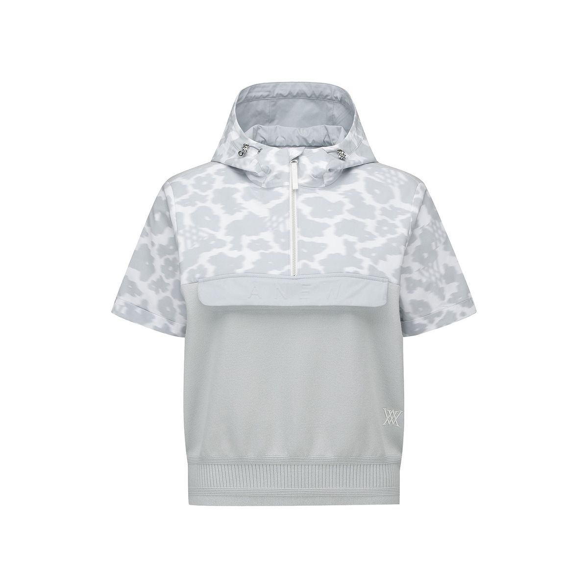어뉴골프(ANEW GOLF) WOMEN FA HYBRID HOODED SHORT SLEEVE SWEATER _LG