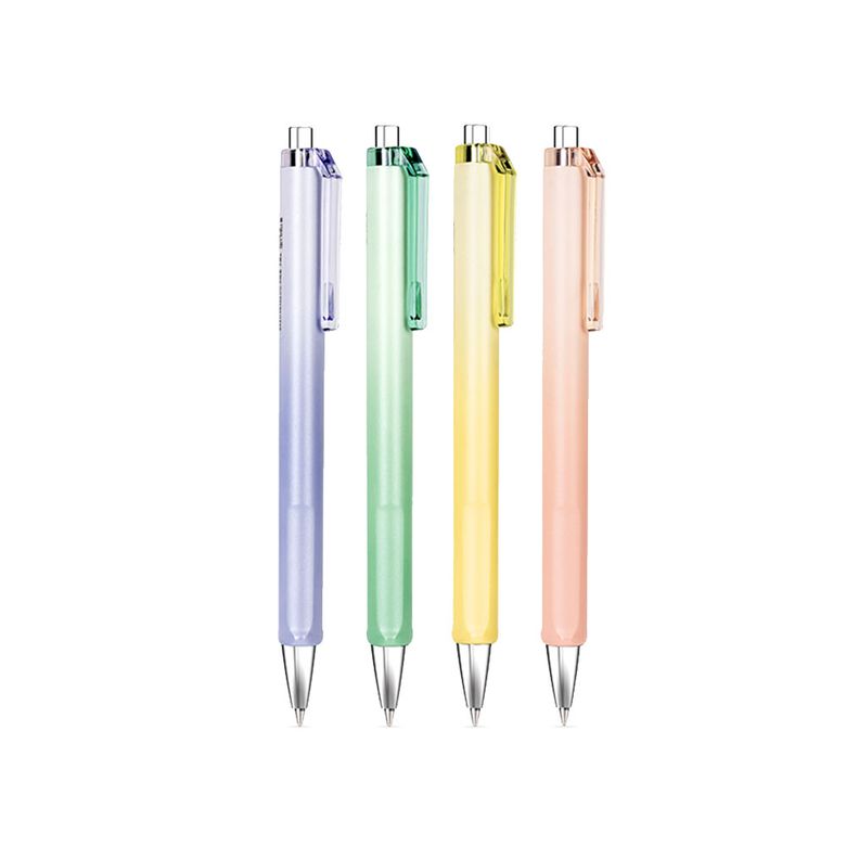 누사인 그라데이션 파스텔 블랙 젤 잉크펜 0.5mm