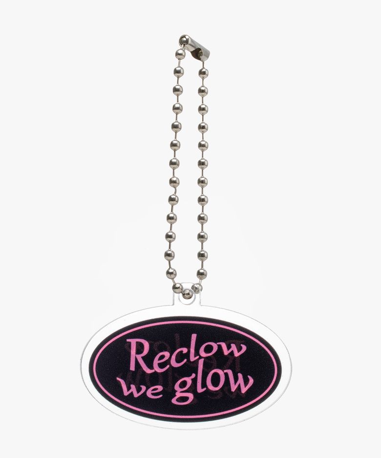 RC OVAL LOGO 아크릴 키링 BLACK