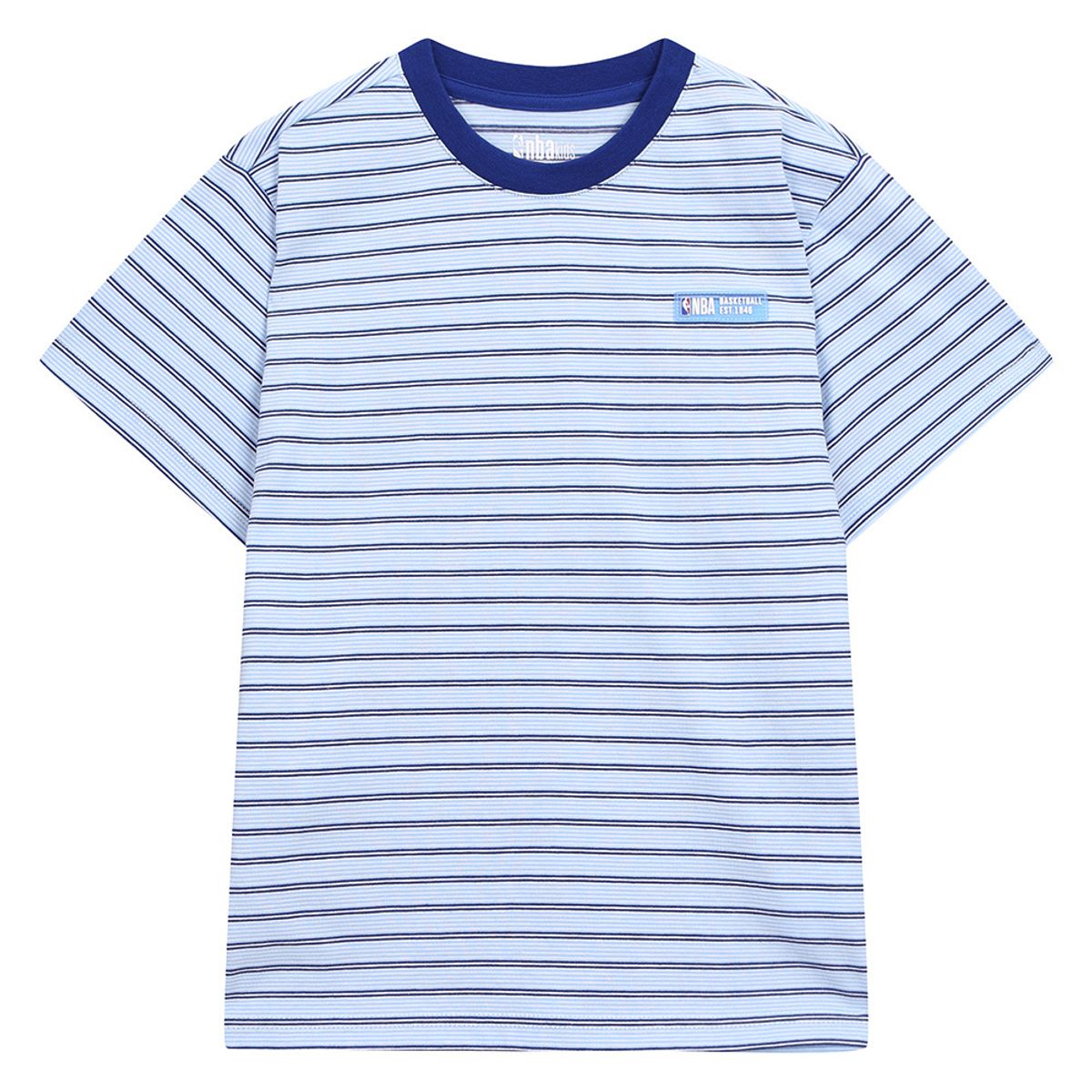 엔비에이 키즈(NBA KIDS) NBA 스트라이프티셔츠(K252TS064P) 블루