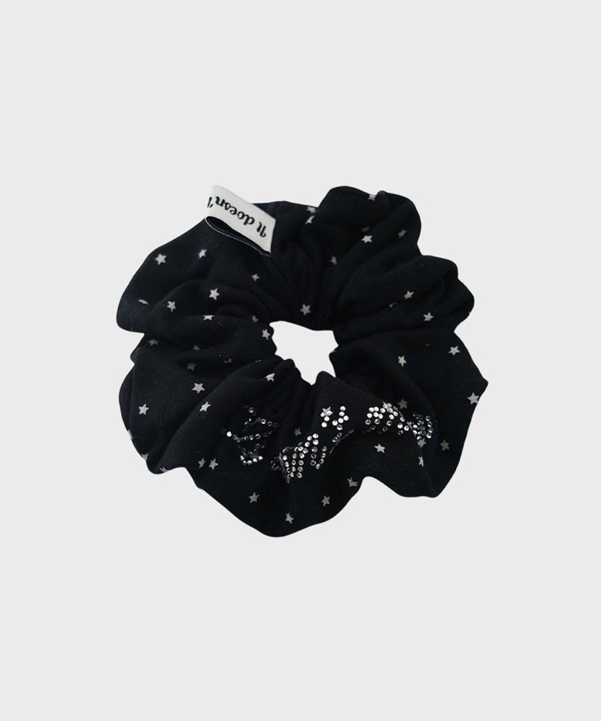 잇더즌매터(IT DOESN'T MATTER) Little star scrunchie (Black)