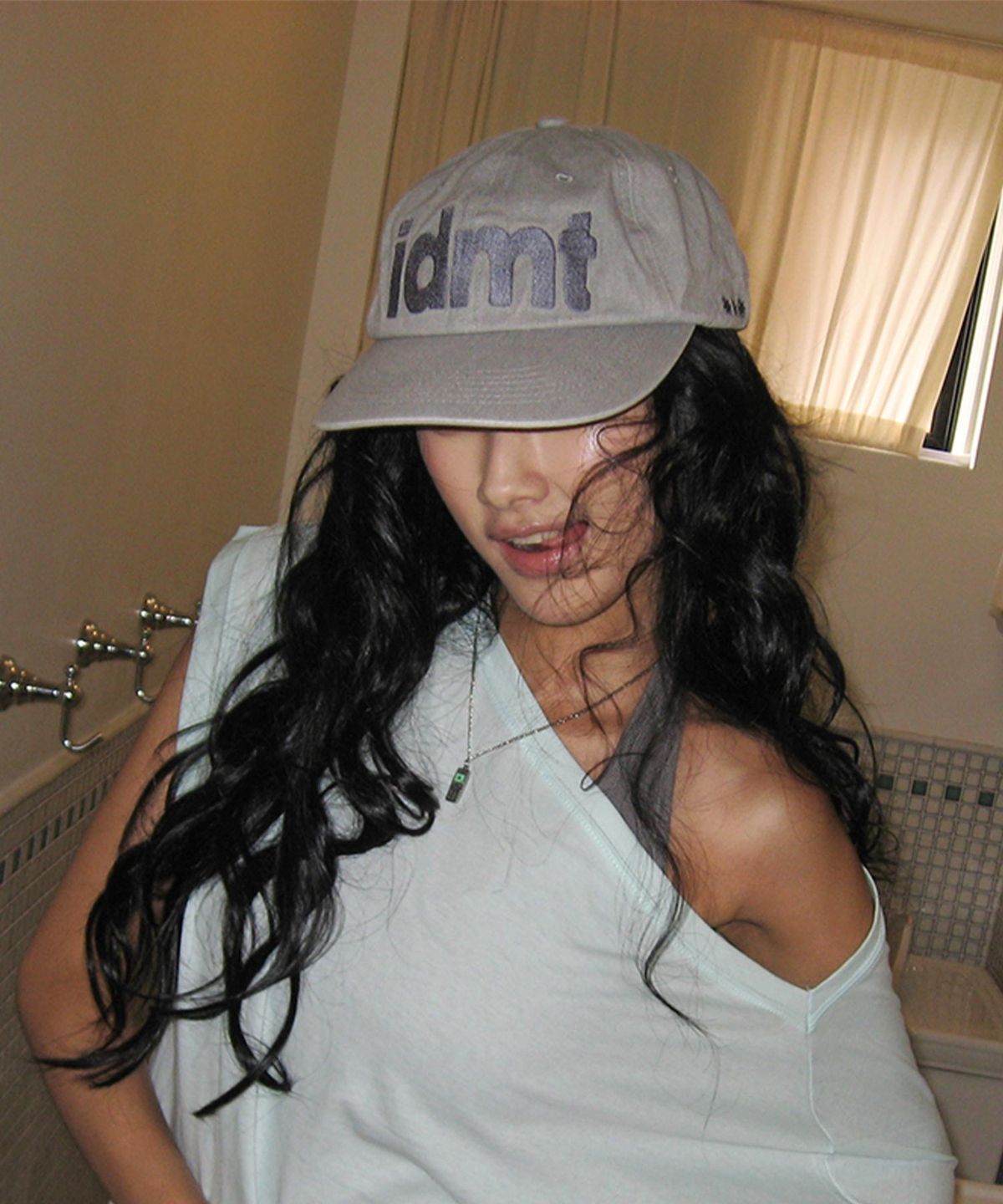 잇더즌매터(IT DOESN'T MATTER) Mute washed cap (Gray)