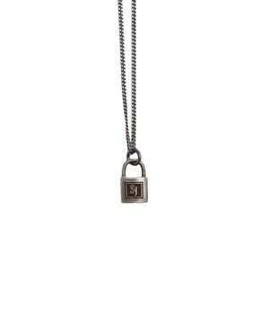 (925 SILVER)ANTIQUE LOCK NECKLACE