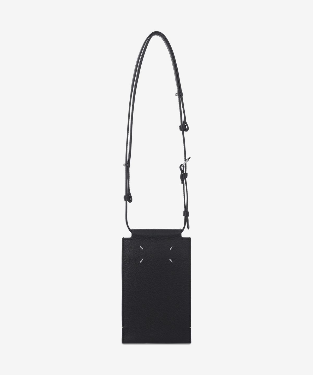 메종 마르지엘라(MAISON MARGIELA) 로고 폰파우치 - 블랙 / SA2VZ0005P7268H8419