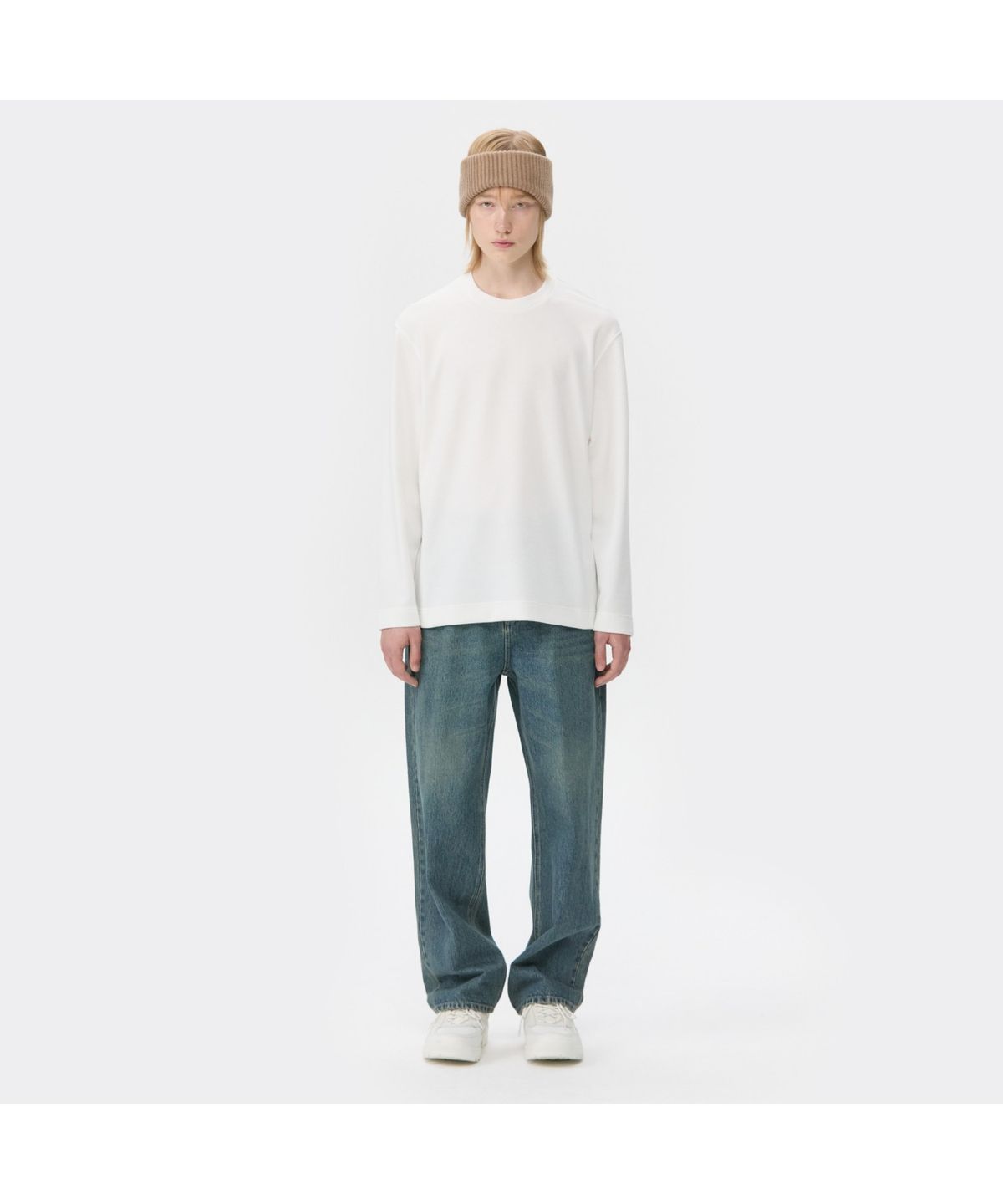 커스텀멜로우(CUSTOMELLOW) Blue Straight Fit Jeans CWPAA25582BUX