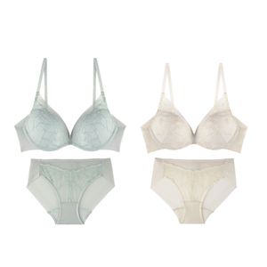 스프링 백심리스 브라 헴팬티 세트 2Colors