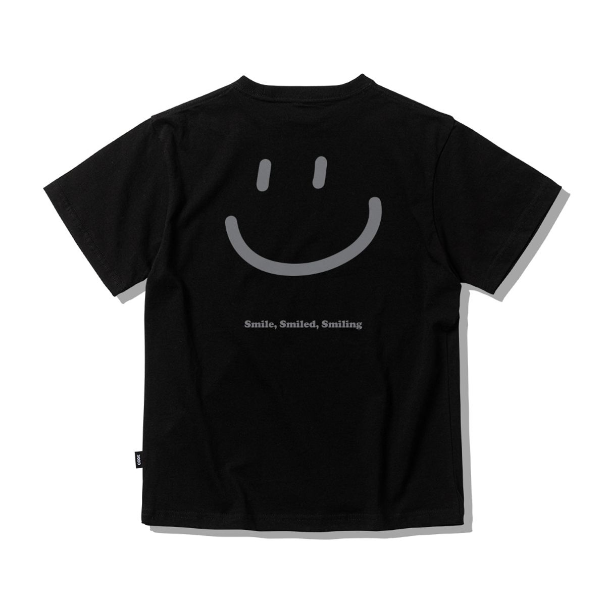 스플래시코드 키즈(SPLASHCODE KIDS) 키즈 반팔 티셔츠 블랙 - 스마일링(Smiling)