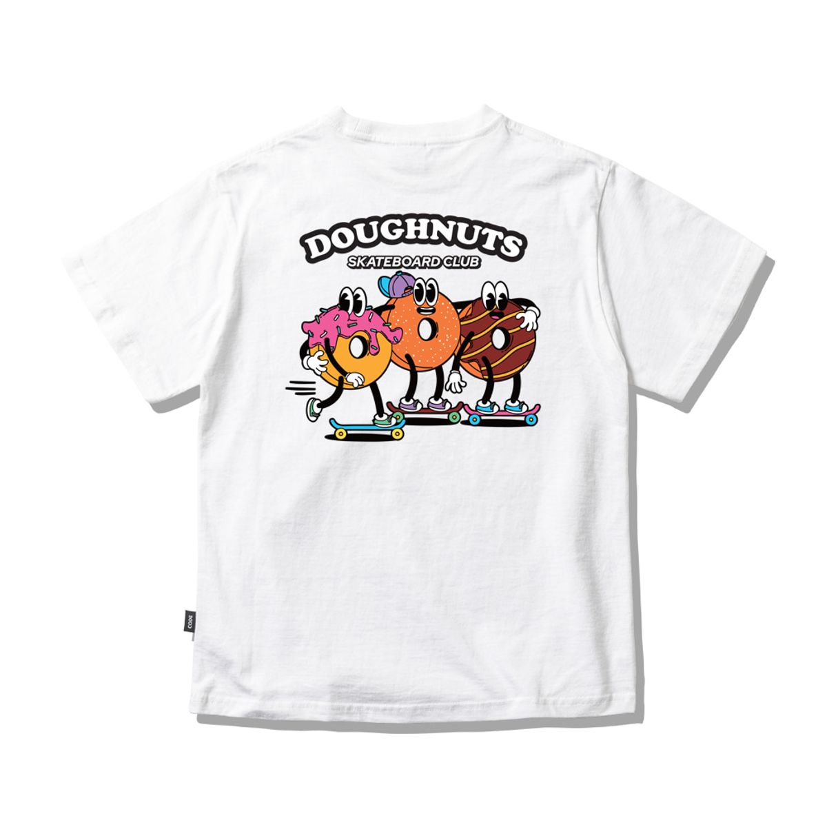 스플래시코드 키즈(SPLASHCODE KIDS) 키즈 반팔 티셔츠 화이트 - 도너츠 클럽(Doughnuts Club)
