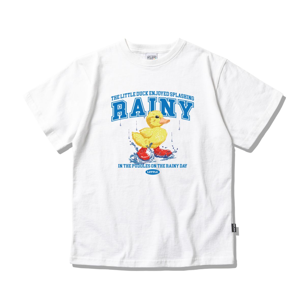 스플래시코드 키즈(SPLASHCODE KIDS) 키즈 반팔 티셔츠 화이트 - 레이니(Rainy)