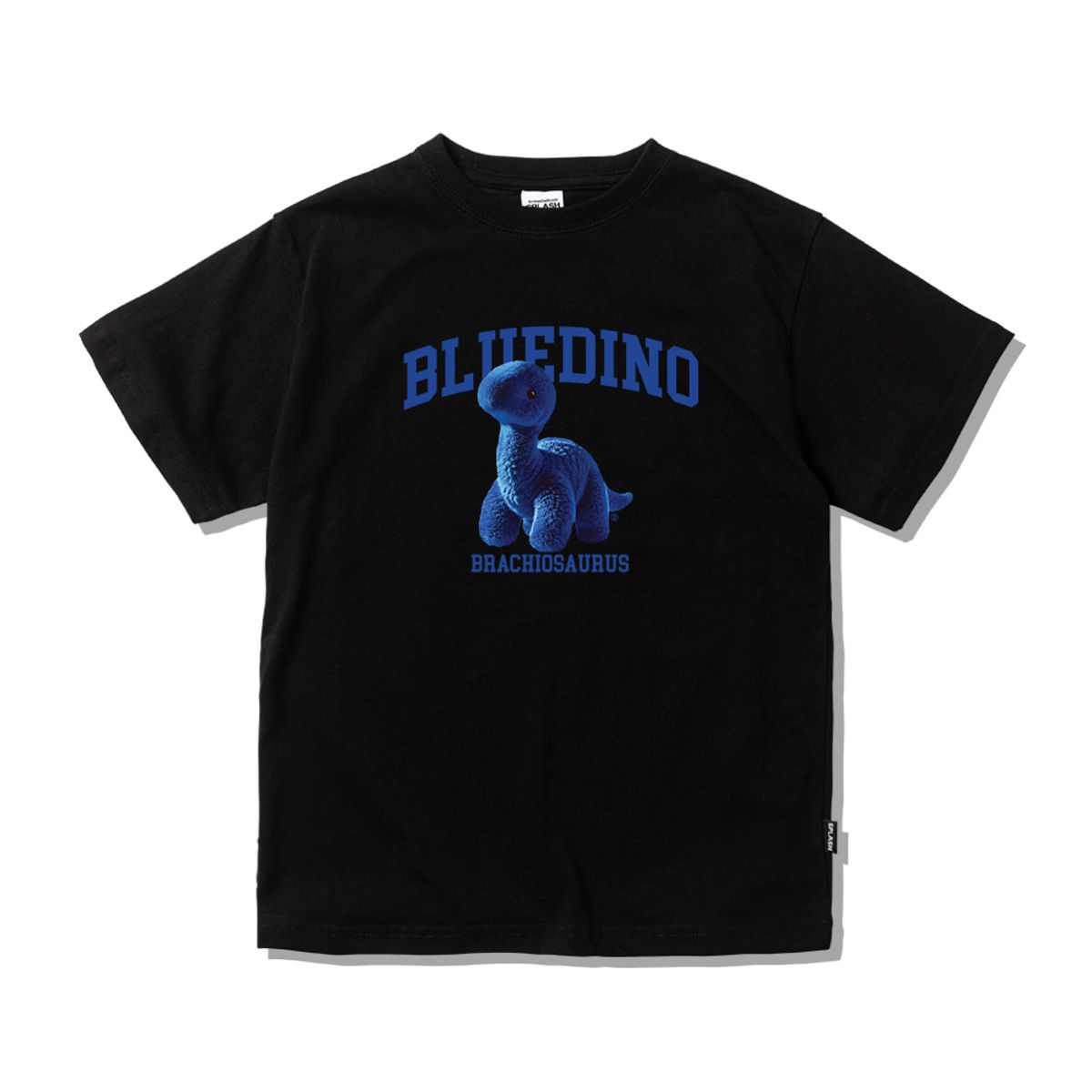스플래시코드 키즈(SPLASHCODE KIDS) 키즈 반팔 티셔츠 블랙 - 블루 디노(Blue Dino)
