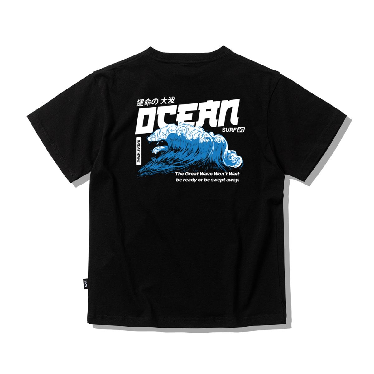 스플래시코드 키즈(SPLASHCODE KIDS) 키즈 반팔 티셔츠 블랙 - 오션(Ocean)