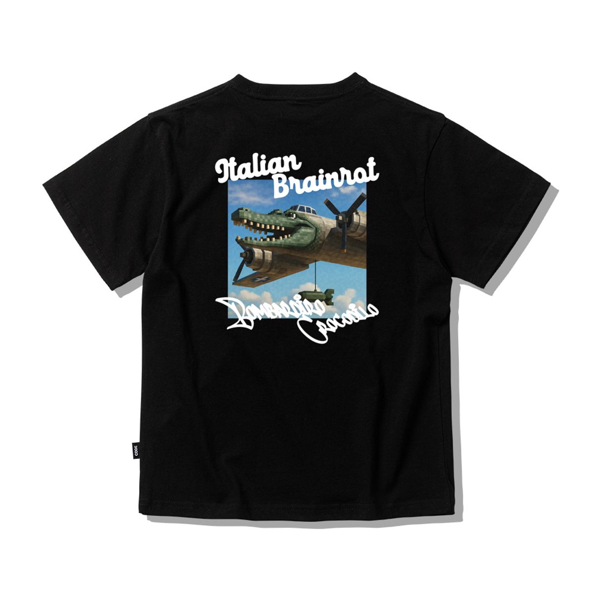스플래시코드 키즈(SPLASHCODE KIDS) 키즈 반팔 티셔츠 블랙 - 봄바르디로(Bombardiro)