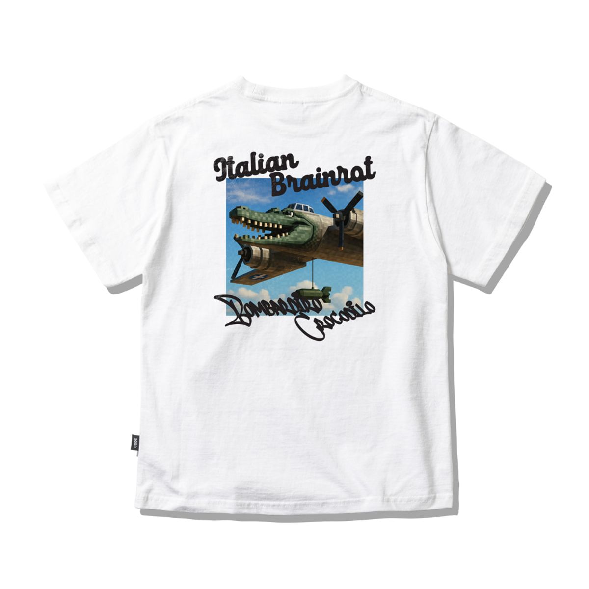 스플래시코드 키즈(SPLASHCODE KIDS) 키즈 반팔 티셔츠 화이트 - 봄바르디로(Bombardiro)