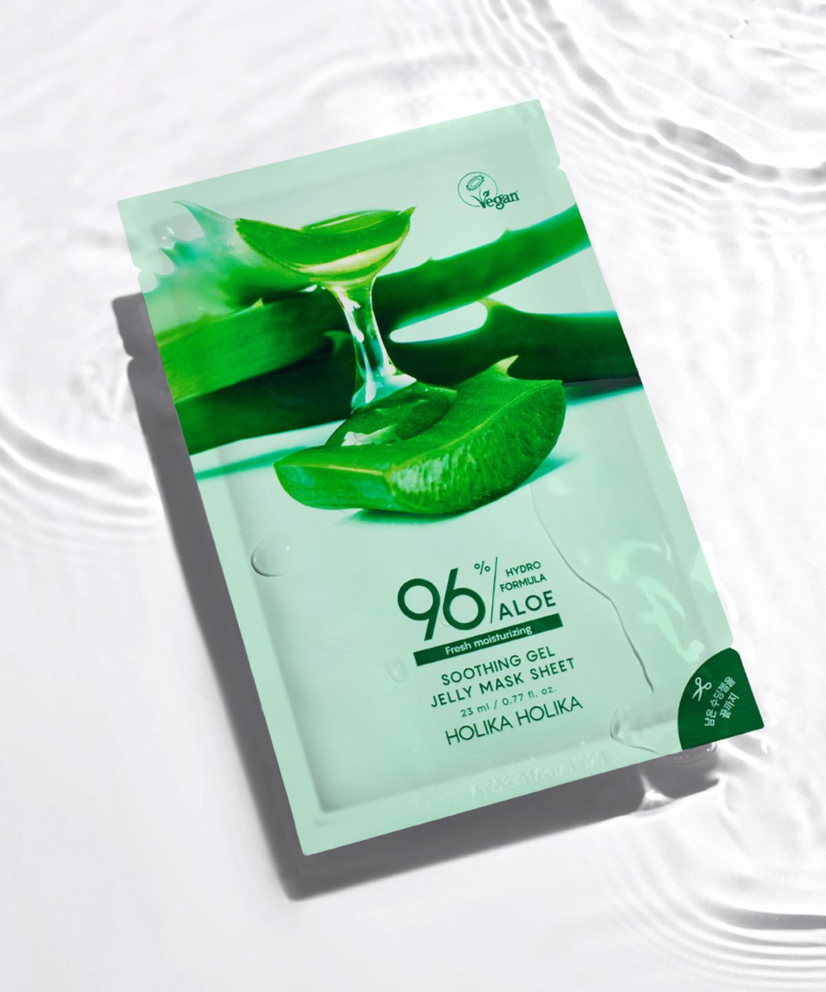 홀리카홀리카(HOLIKAHOLIKA) (5개) 알로에 하이드로포뮬라 96% 수딩젤 젤리마스크 프레쉬 모이스처라이징