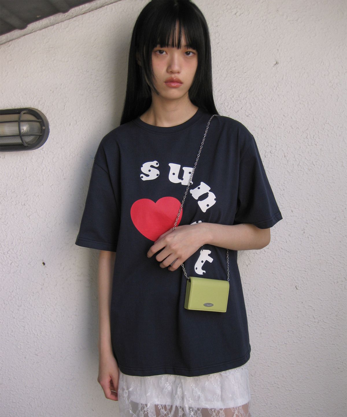 썬릿(SUNLIT) 미니 월렛 백 (세이지 민트)