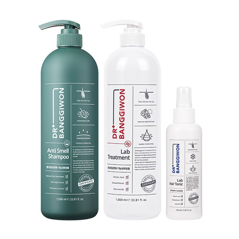 안티스멜 1L+랩 트리트먼트 1L+랩 헤어토닉 150ml