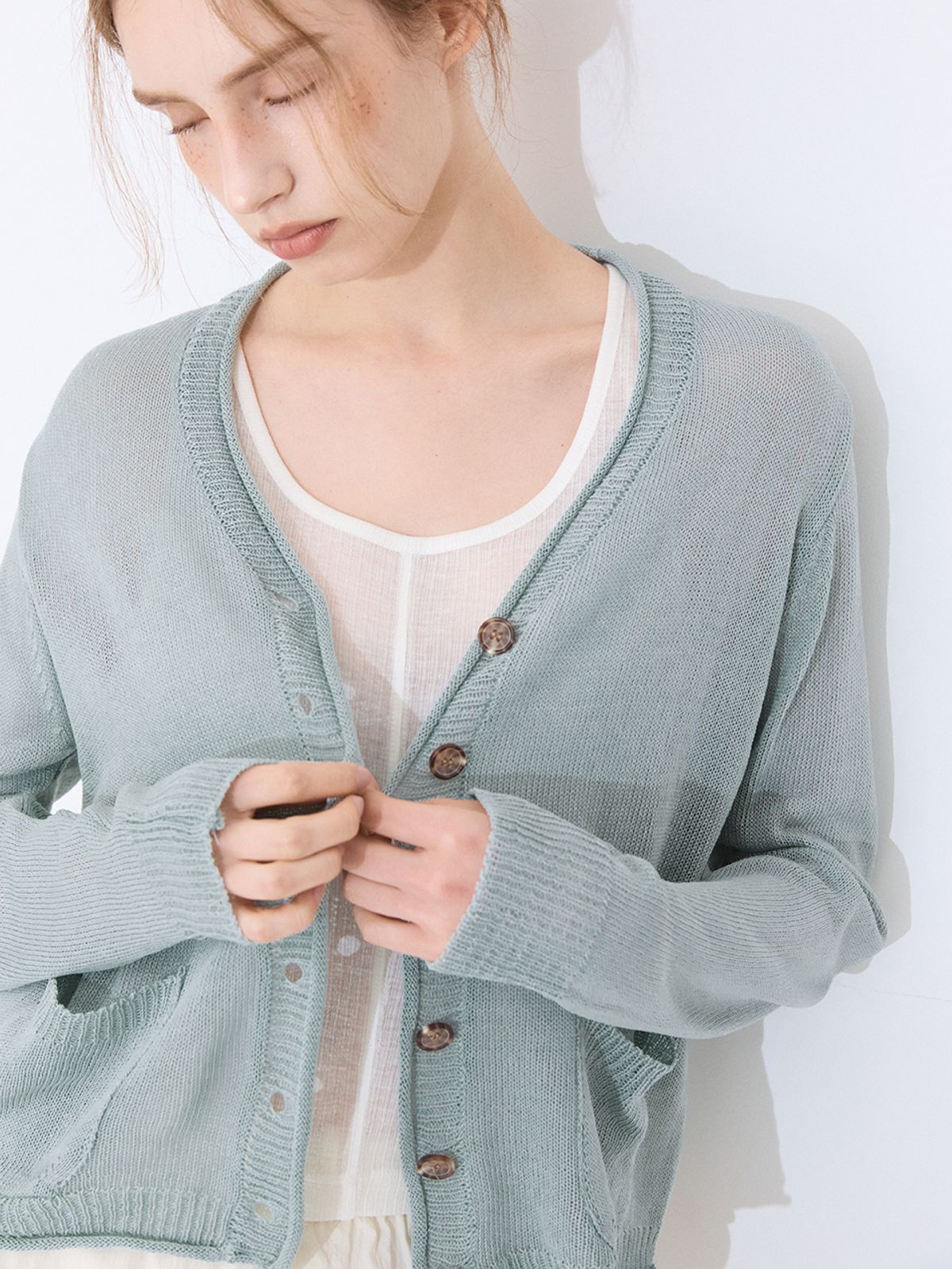 레이허(RAYHER) Mimi Knit Cardigan [2COLORS]