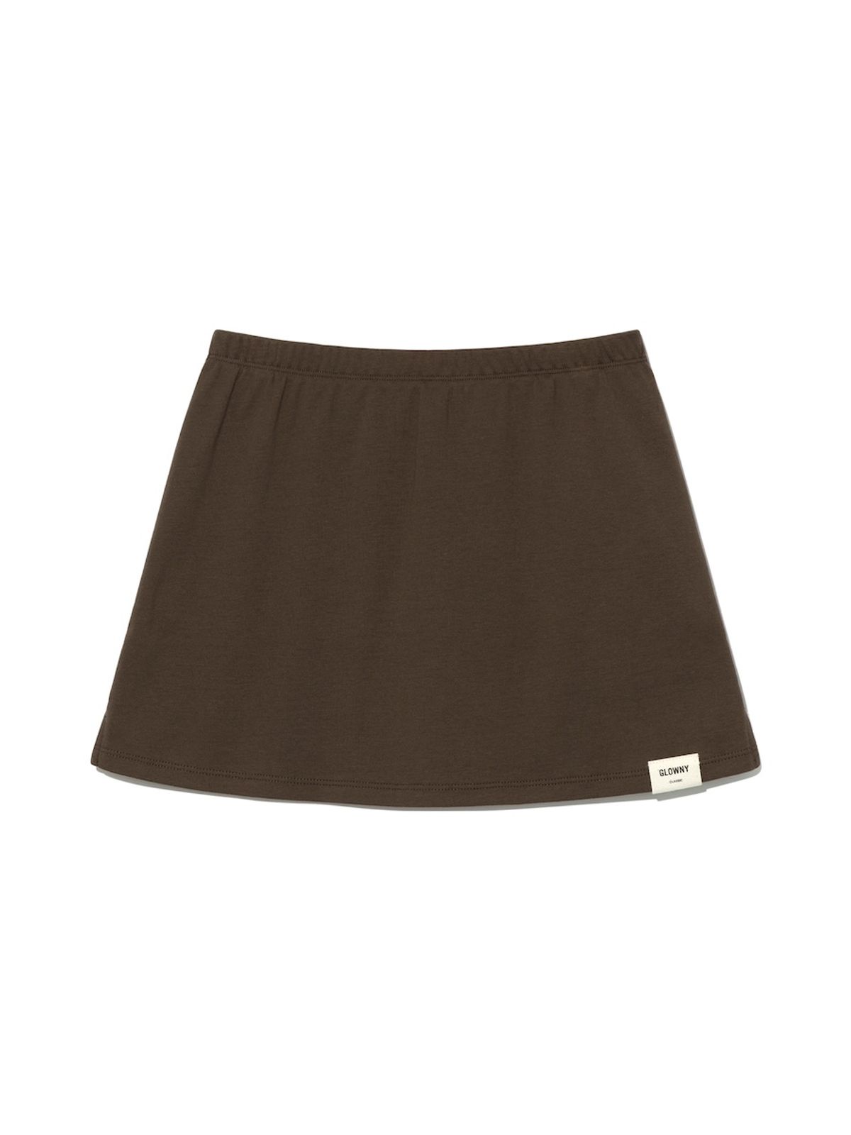 글로니(GLOWNY) G CLASSIC MINI SKIRT (CHOCO)