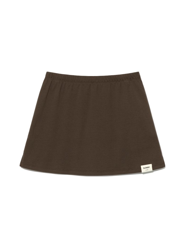 G CLASSIC MINI SKIRT (CHOCO)